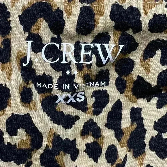J.Crew Leggings Women’s XXS Leopard Mob Wife Athleisure Casual Activewear NWT - Picture 3 of 5